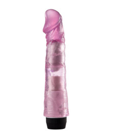 Vibromasseur 20 cm Jelly rose - YOJ-027PK